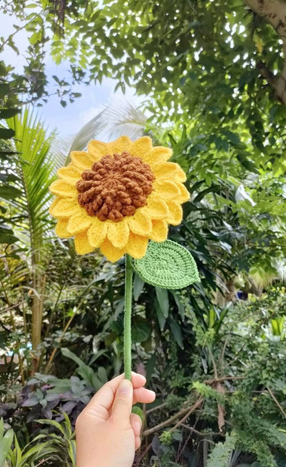 Hand Crocheted Sunflower