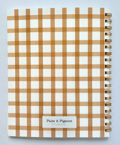 Cuaderno de trabajo de acuarela de otoño