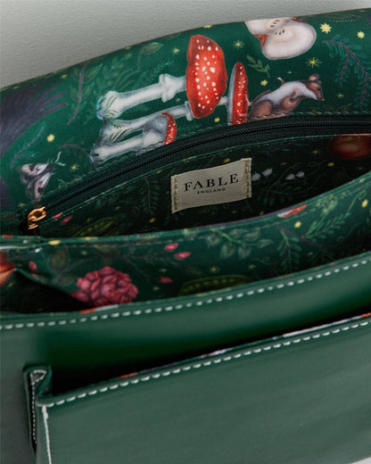 Into the Woods Satchel (Green)