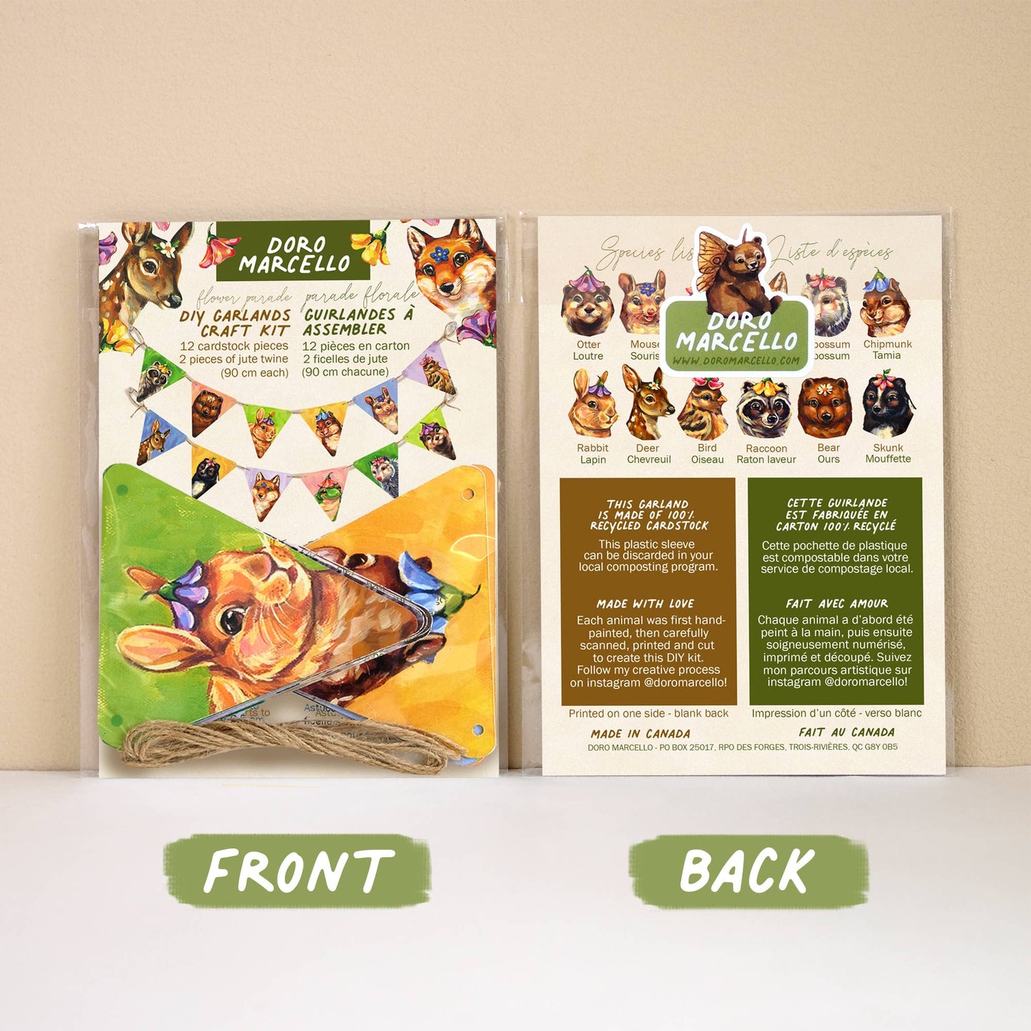 Animals Paper Garlands | DIY Craft Kit | Birthday Bunting