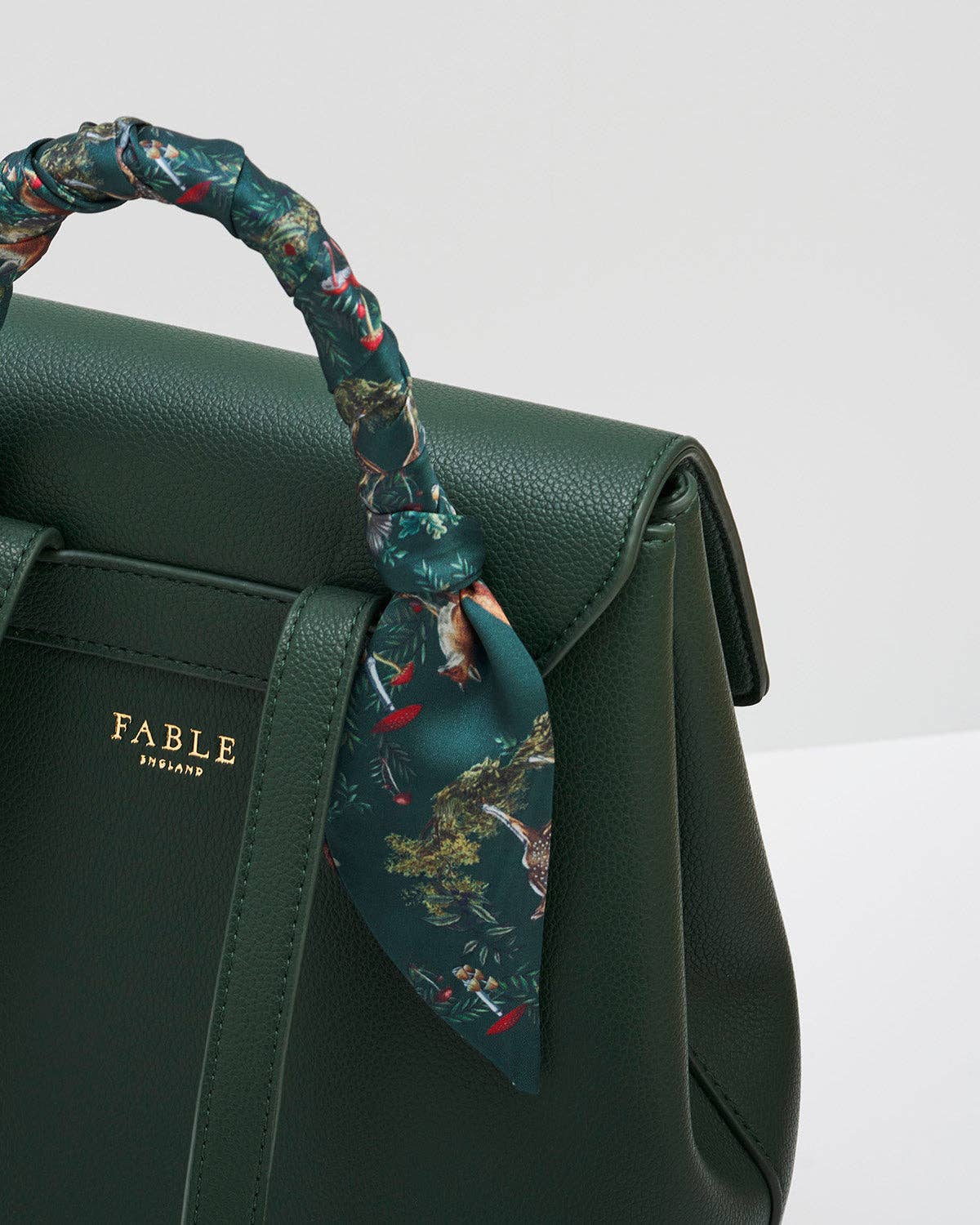 Laura Small Backpack in Forest Green