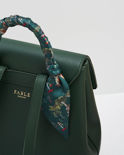 Laura Small Backpack in Forest Green