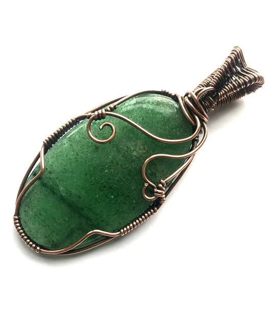 Moss Agate Oval Pendant