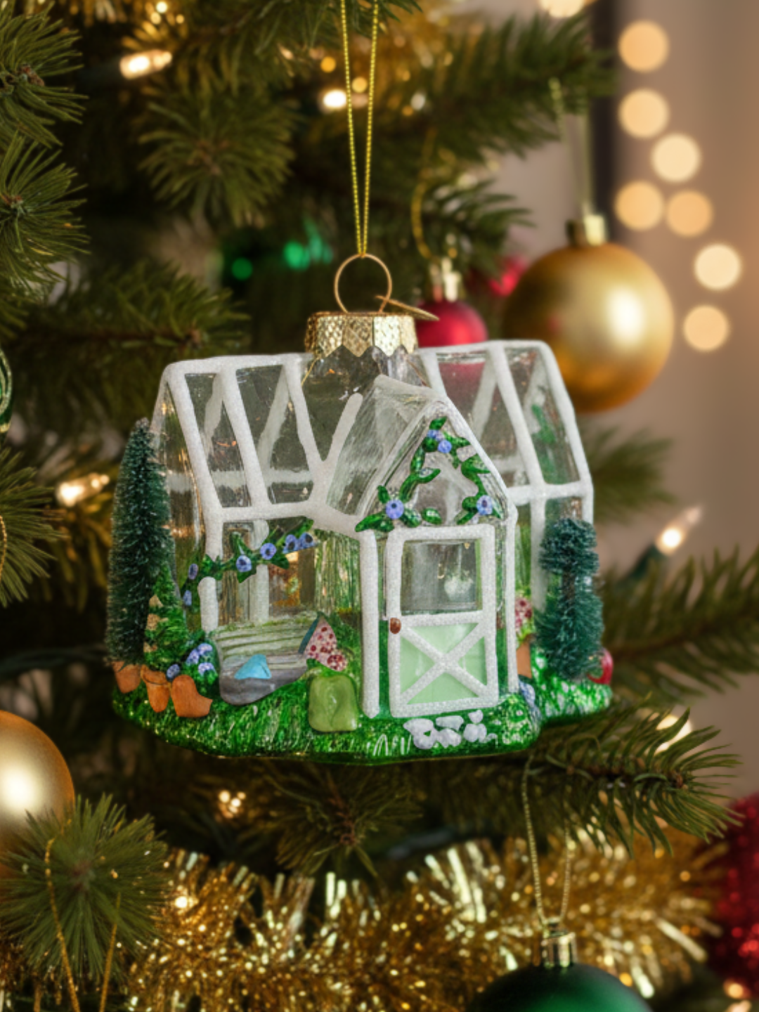 Greenhouse Glass Ornament