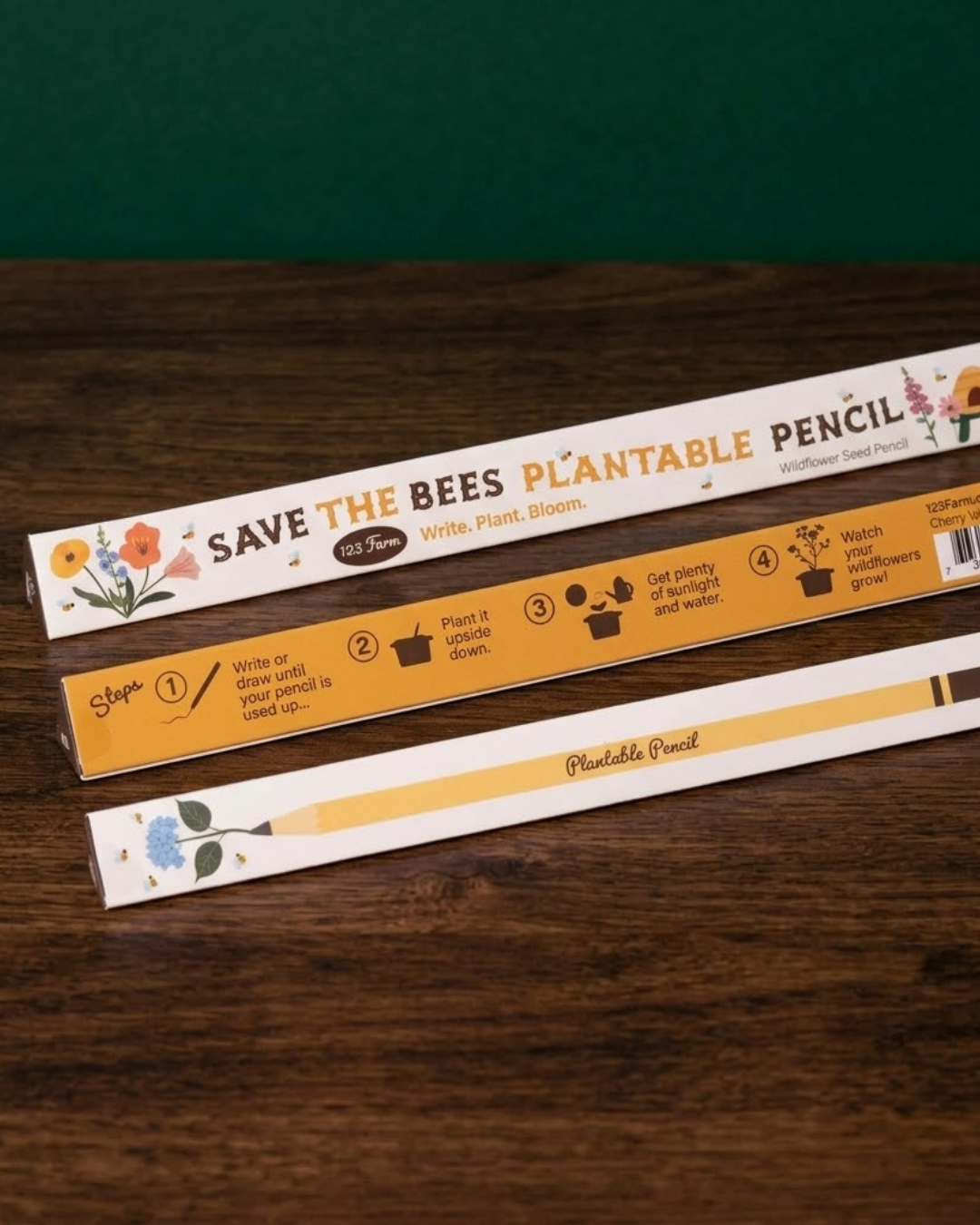 Save-The-Bees Plantable Pencil (Eco-Friendly Gift for Bee Lovers!)