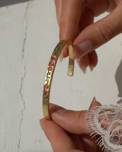 English Rose Gold Bangle
