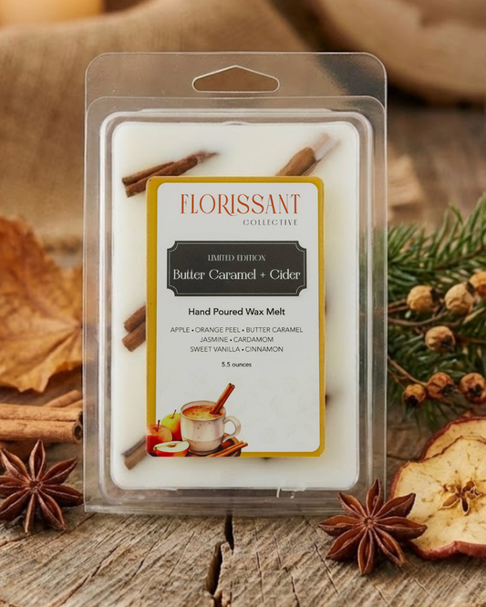 Butter Caramel + Cider Handcrafted Wax Melts