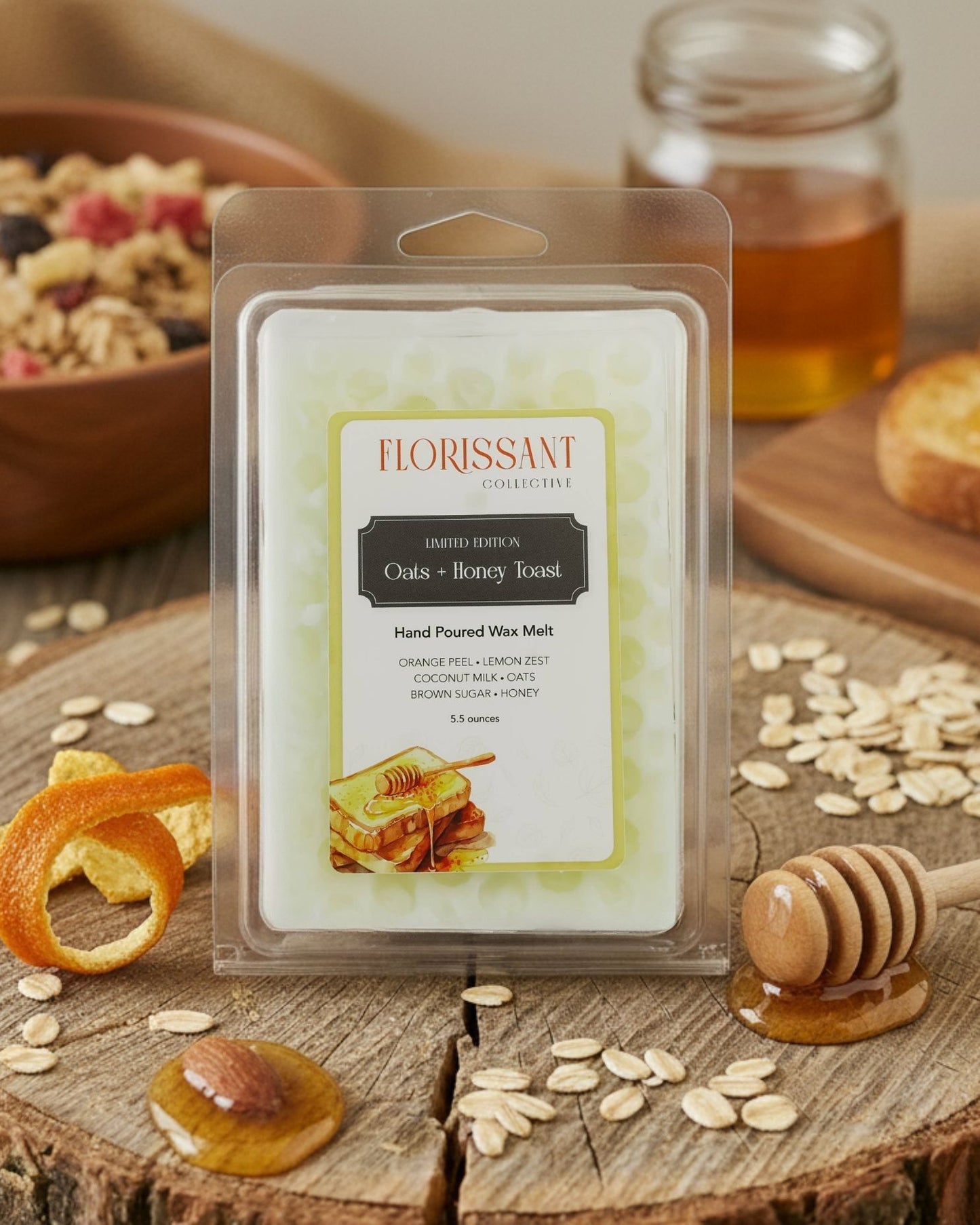 Oats + Honey Toast Handcrafted Wax Melt
