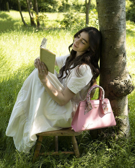 Into the Woods Pink Tote (Catherine Rowe x Fable Collection)
