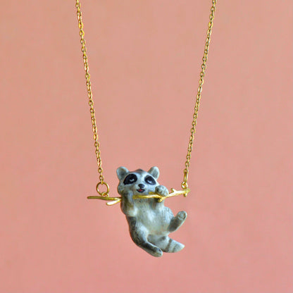 Rascal Raccoon Necklace