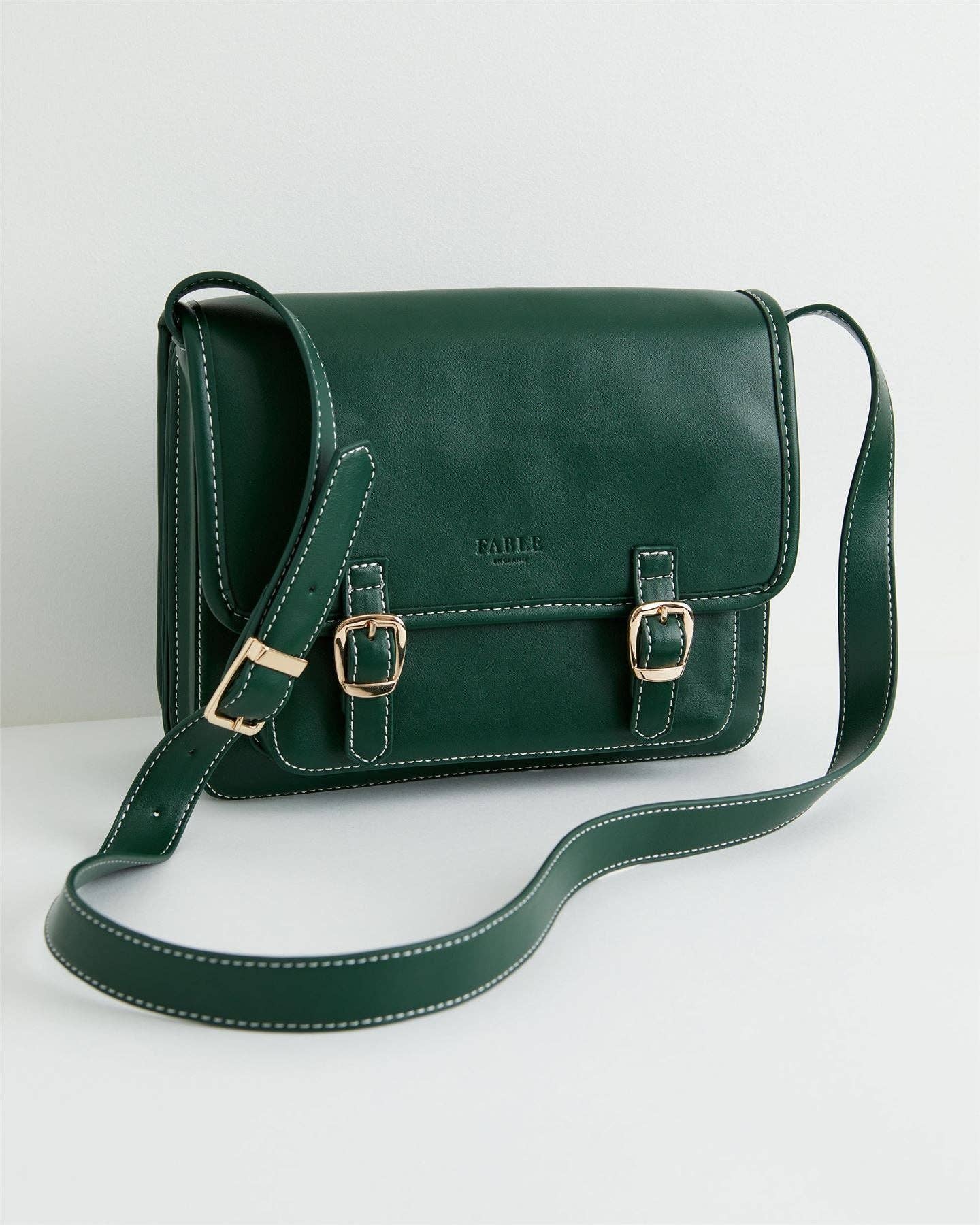 Into the Woods Satchel (Green)